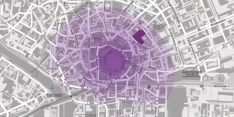 Mappa della zona di Via Principe Amedeo a Roma